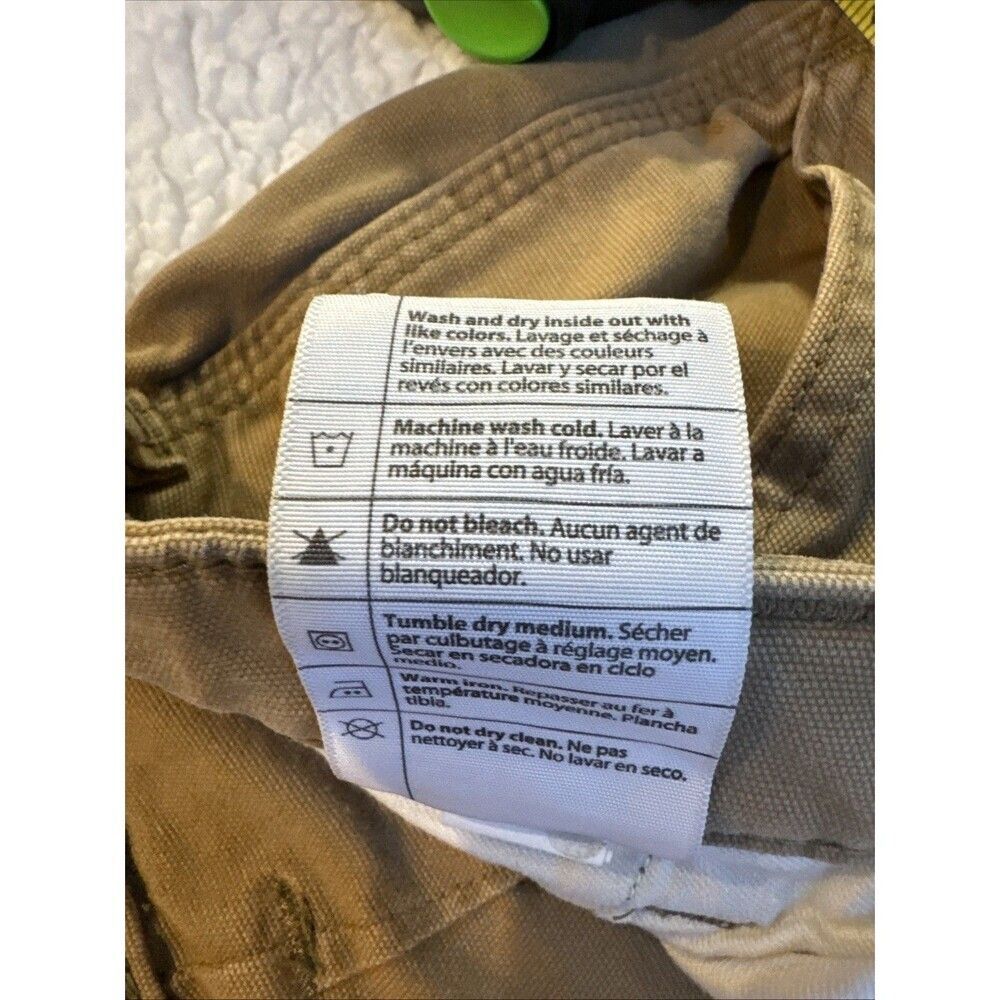 Carhartt Rugged Flex Original Fit Work Women's Short Brown Size 8 - Picture 7 of 9
